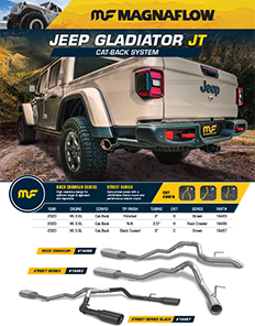 Image of Jeep Gladiator JT Cat-Back System PDF for download